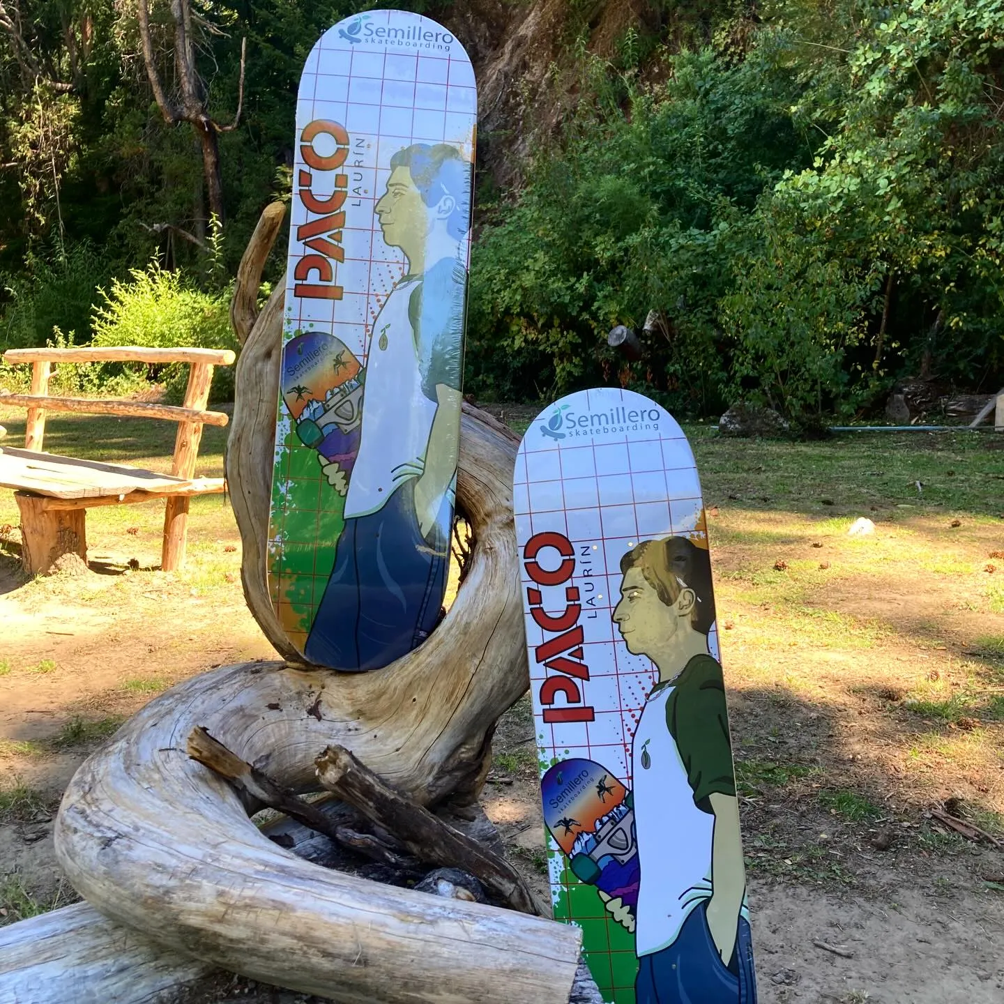 Tablas pro model Paco Laurín en el bosque